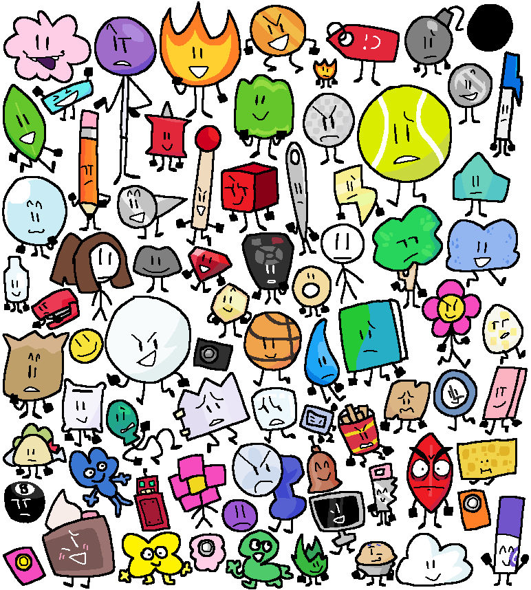Bfdi Running Deviantart BFDI by ClownRoundTown on DeviantArt