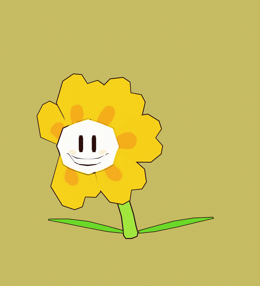 Flowey Small Flowey by ClownRoundTown on DeviantArt