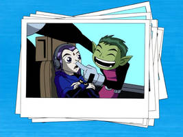 Beast Boy the Nose picker