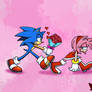 sonic enamorado de amy