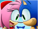 Amy Y Sonic Mirandose