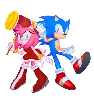 sonic y amy