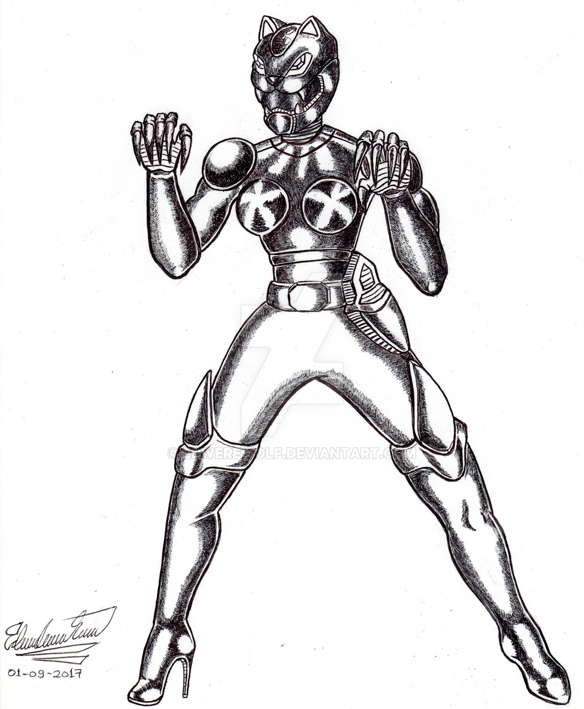 Ultra Power Ranger Tigress by Edwerewolf on DeviantArt