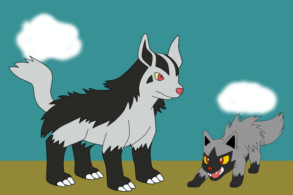 Mightyena and Poochyena Wallpaper