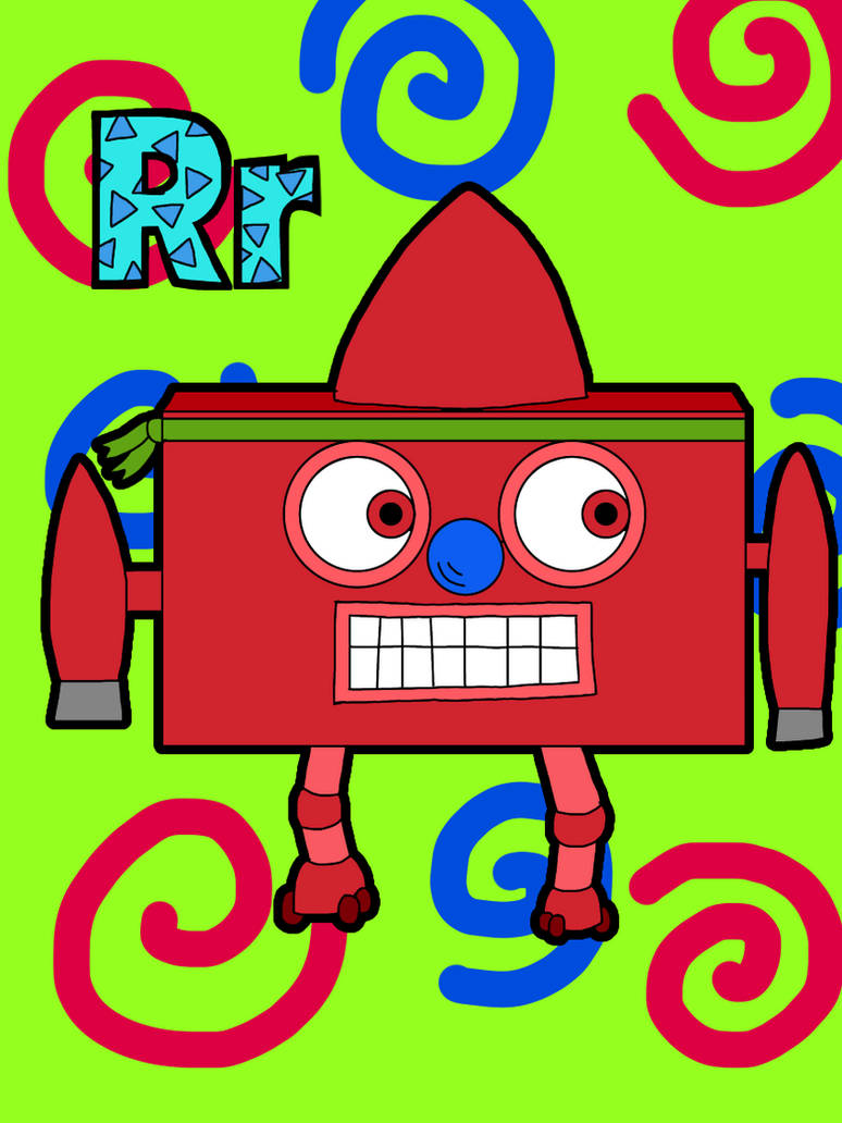 R for rectangle robot by SuperSonicMouse on DeviantArt
