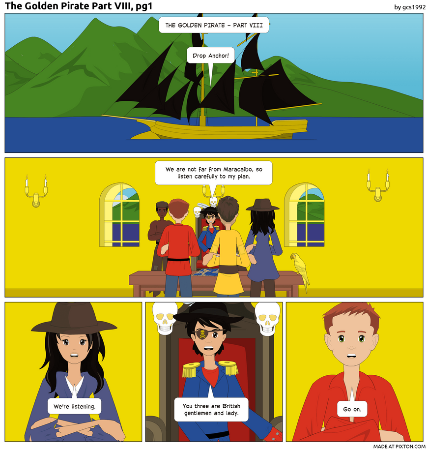 The Golden Pirate - Part VIII - Page 1 by gcs1992 on DeviantArt