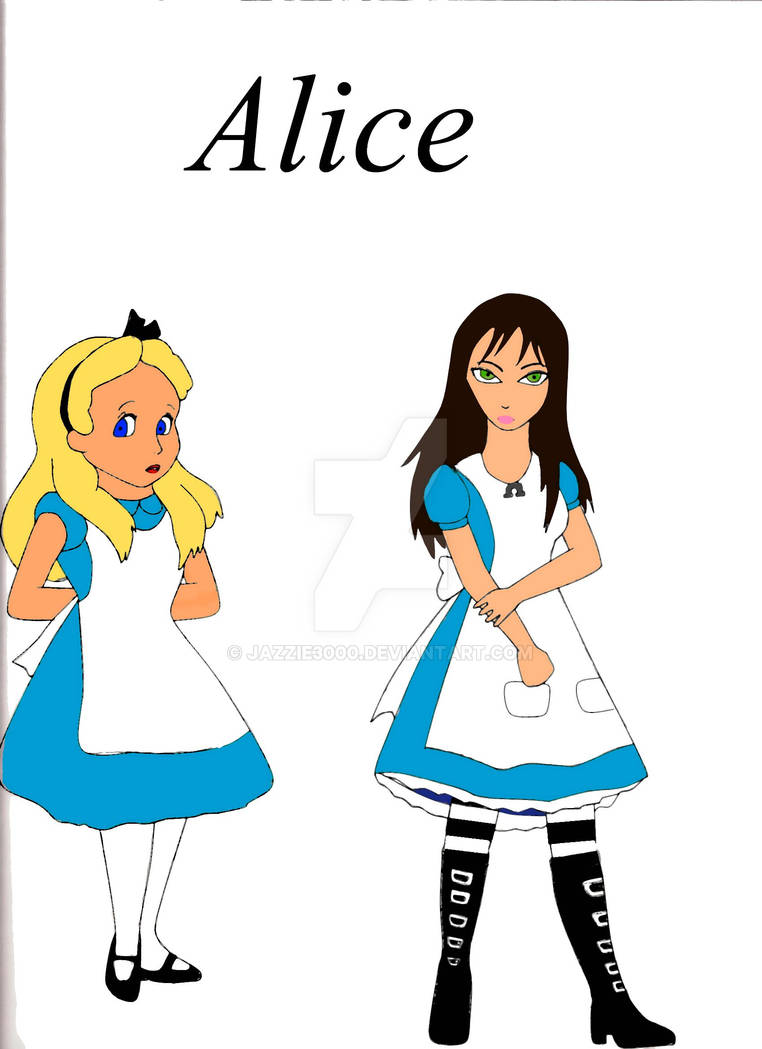 Deviantart Alice Cartoon Alice by Jazzie3000 on DeviantArt
