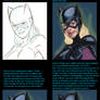 Bat Girl PS Detailed Tutorial