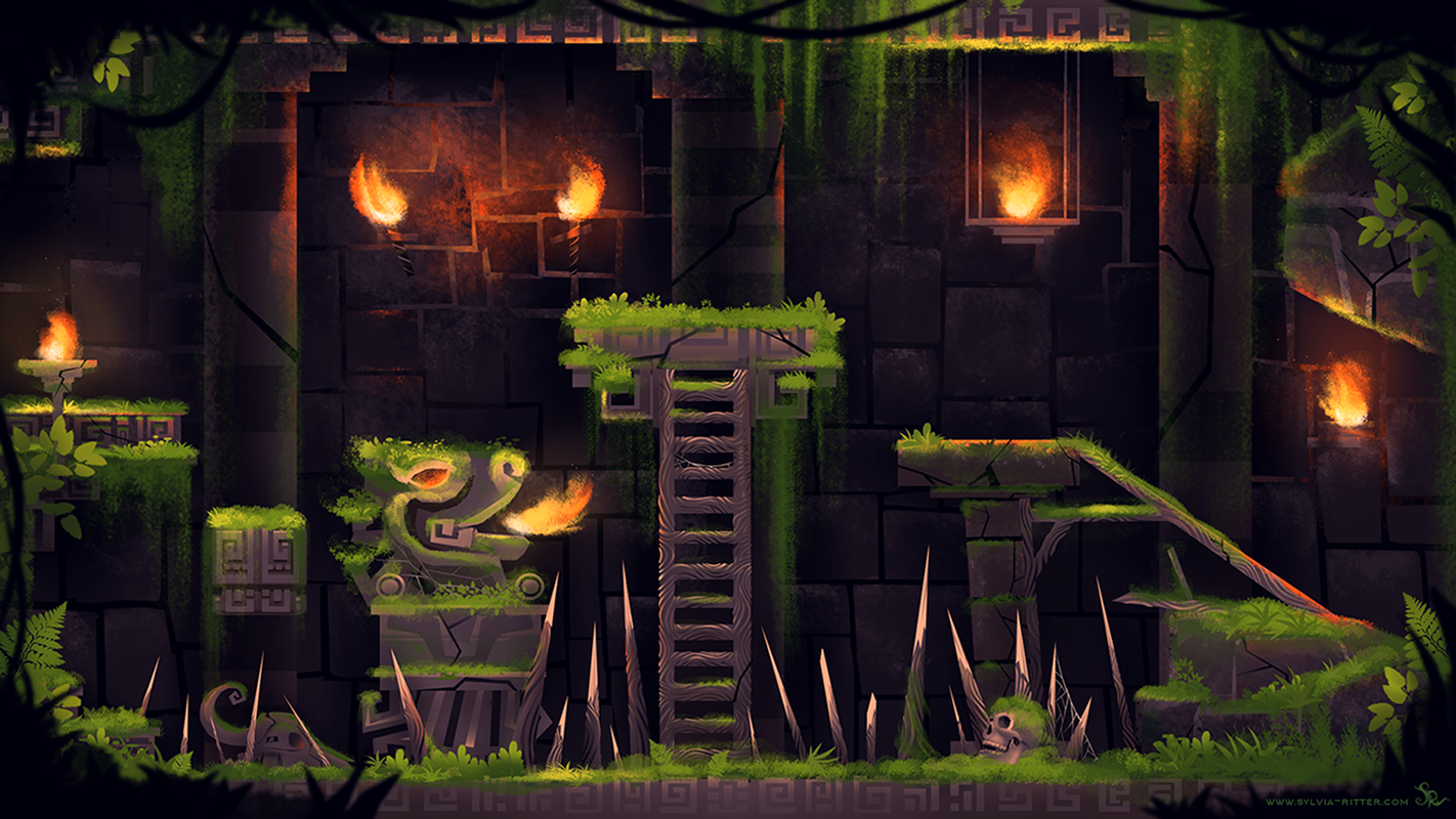 Ancient Ruins Escape Tunnel by SylviaRitter