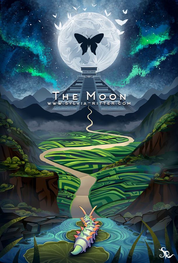 Moon Map Deviantart The Moon by SylviaRitter on DeviantArt