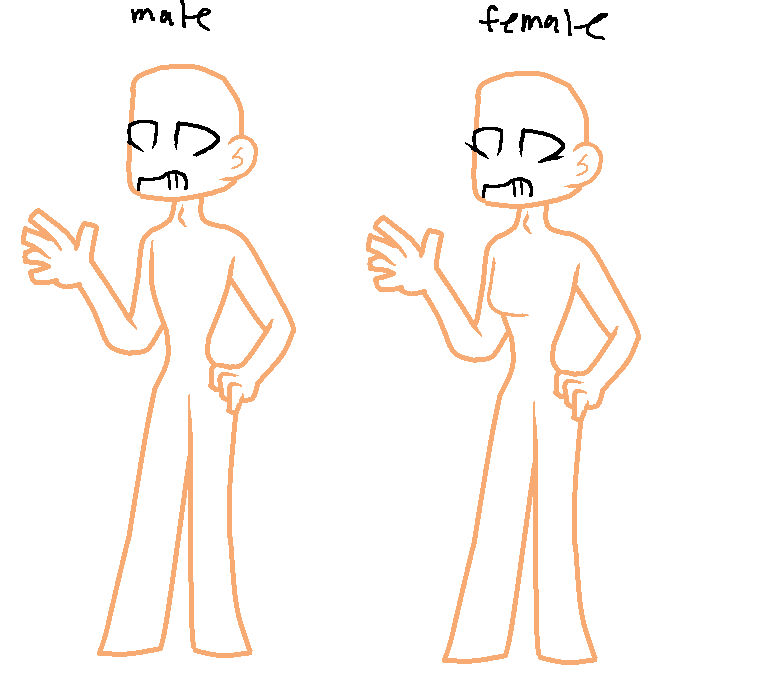 Bodies base by theartisan2 on DeviantArt