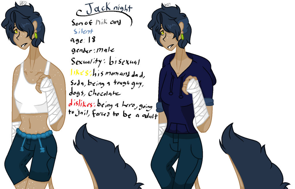 Jacks New Look And Ref Sheet by theartisan2 on DeviantArt