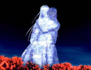 Frozen Lover's Embrace