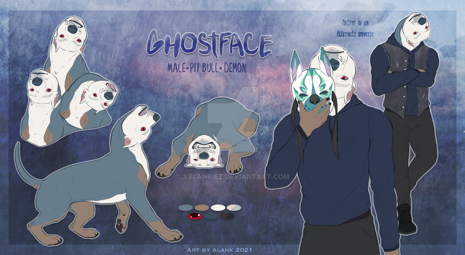 Ghostface Journal GhostFace 2021 Ref sheet by xBlankiez on DeviantArt