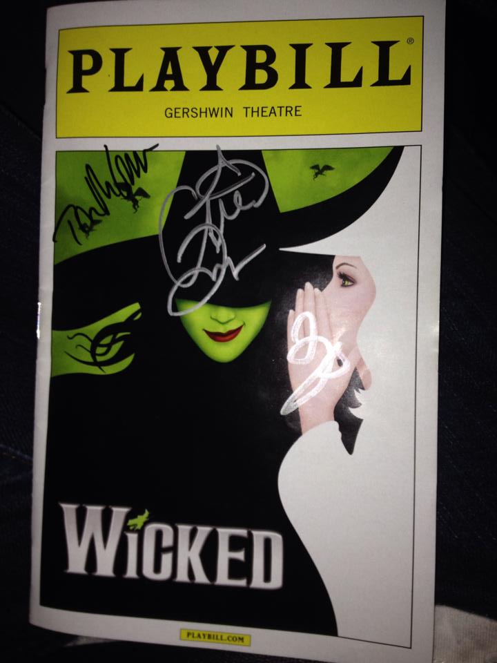 My playbill from Wicked by Artistic-Bliss on DeviantArt