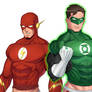 The Flash and Green lantern