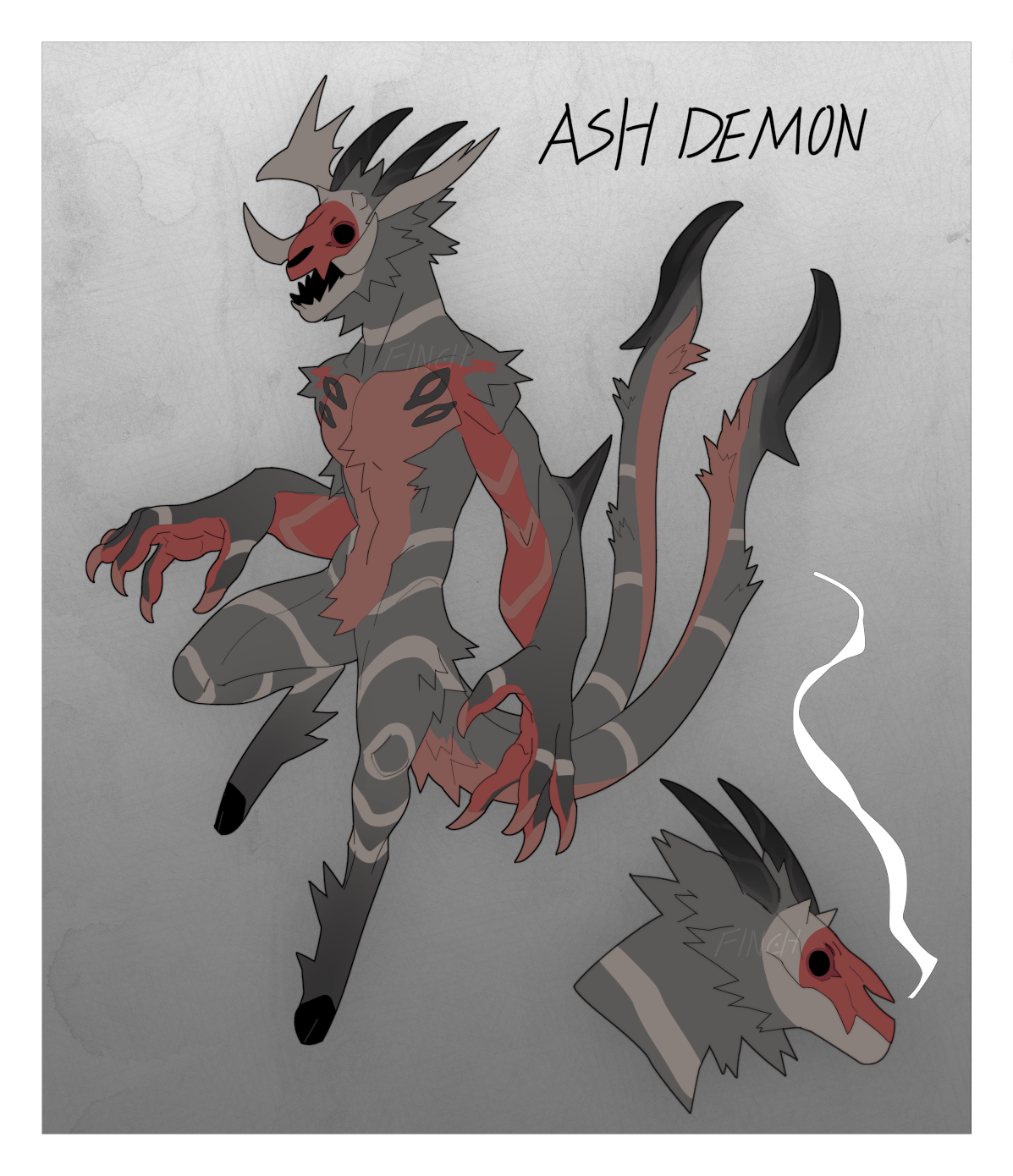 Ash Demon Adopt (CLOSED) by Dusty-Demon on DeviantArt