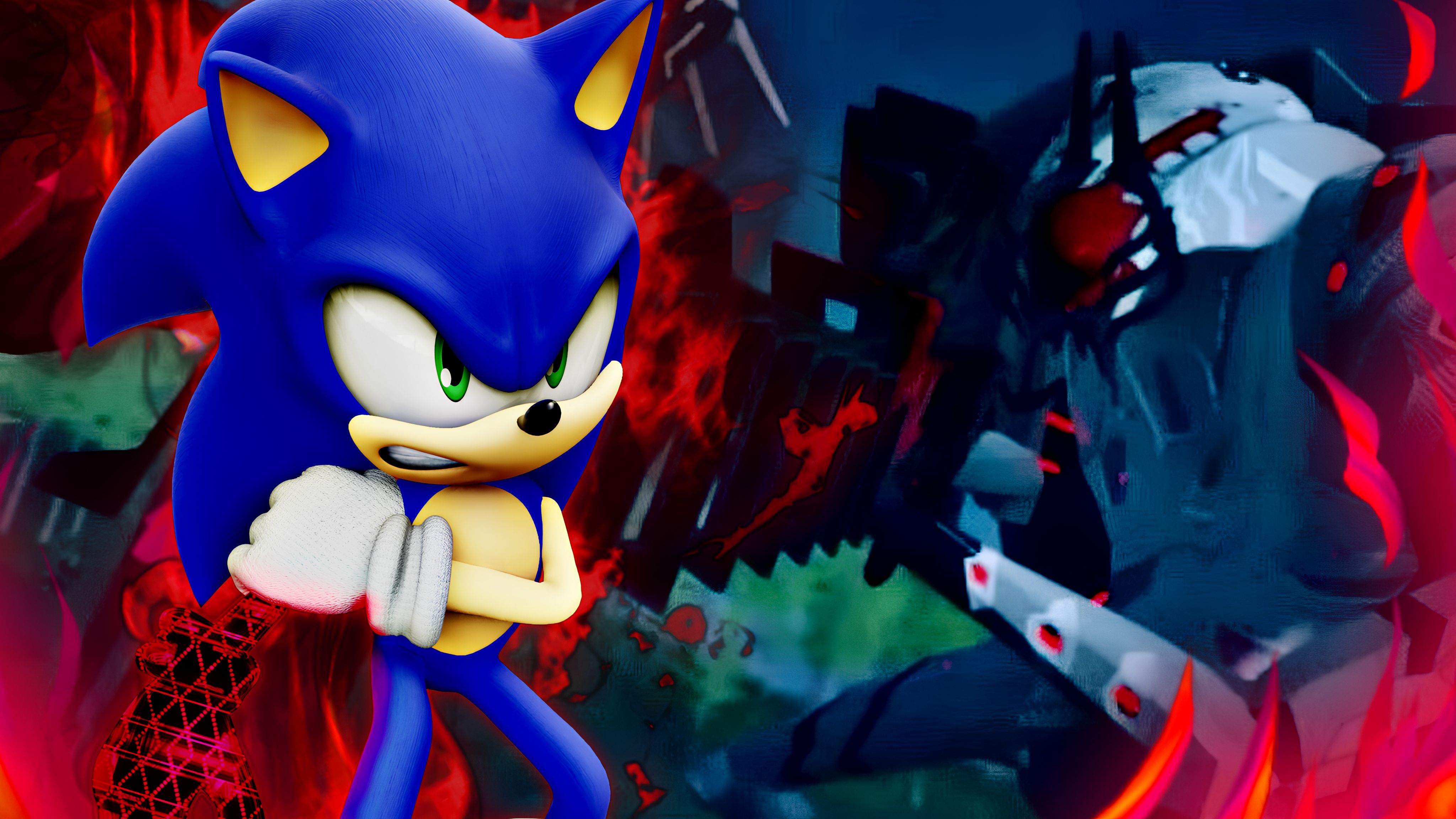 Super Sonic vs The End-Sonic Frontiers by Linkabel32 on DeviantArt