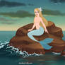 Mermaid Marina On a Rock