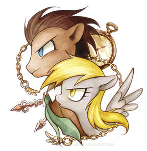 Dr. Whooves and Derpy