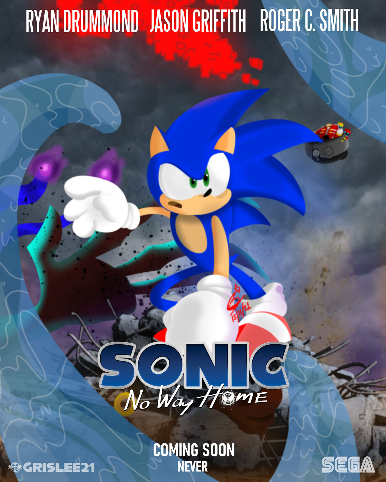 Sonic No Way Home Fan Poster By Grislee21 On DeviantArt sonic-no-way-home-fan-poster-by-grislee21-on-deviantart