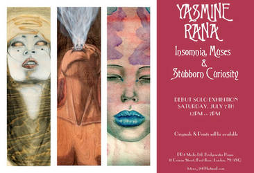 YASMINE RANA, DEBUT SOLO EXHIBITION, JULY 7TH