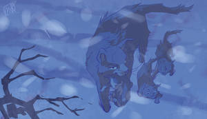 Bluefur (dashing through the snow)