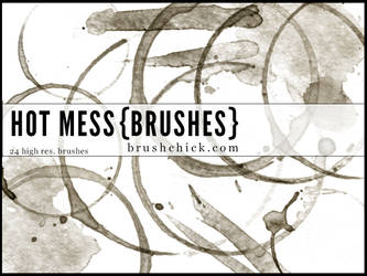 Hot Mess Coffee Stain Brushes