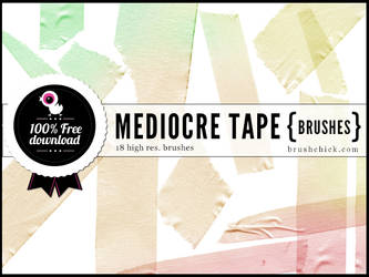 Mediocre Tape Brushes Part 1