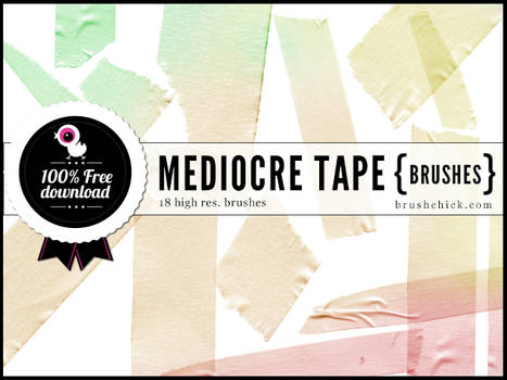 Mediocre Tape Brushes Part 1