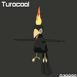 Pokemon S/M Style Commission - Turacoal