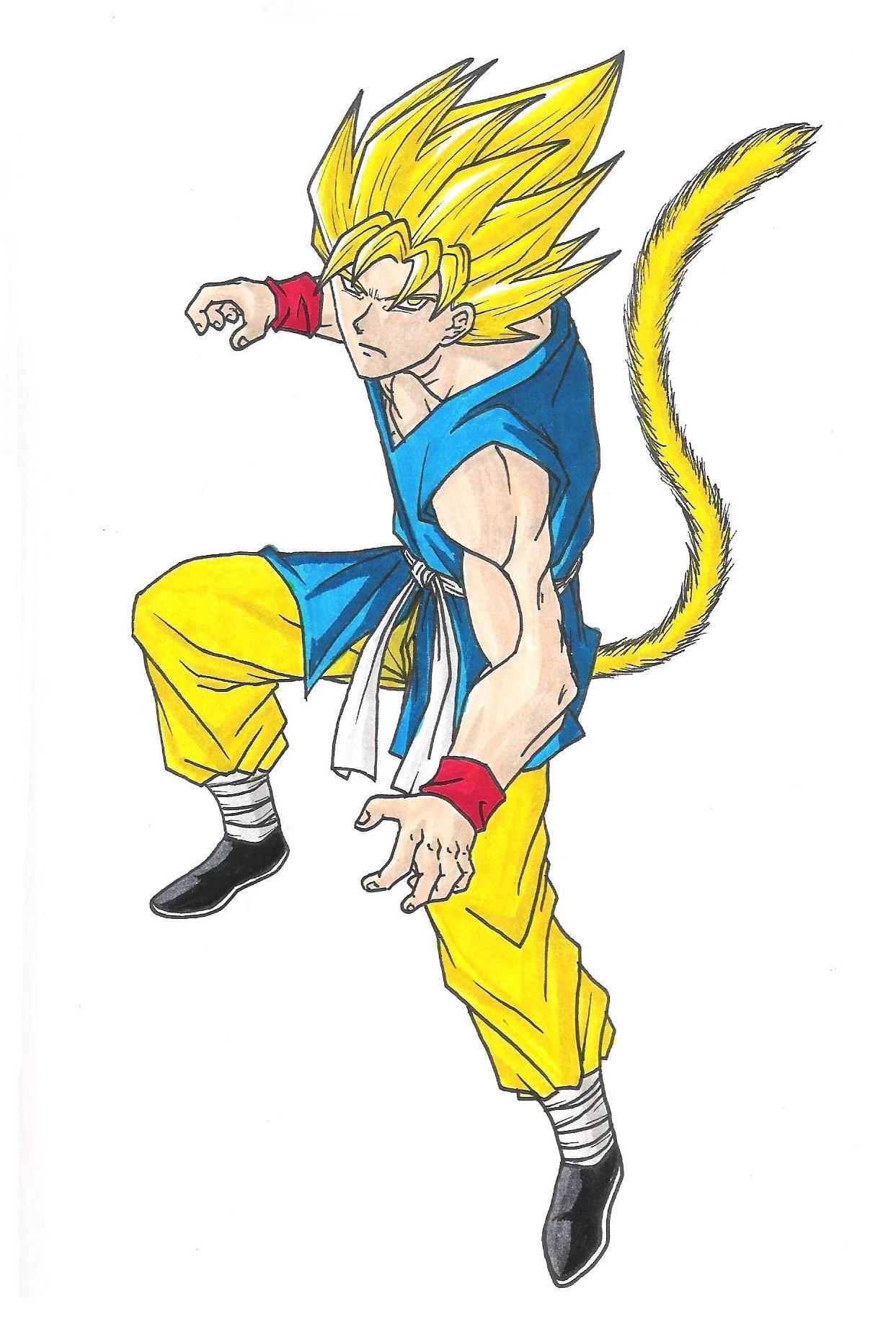 Adult Goku Super Saiyan /GT/ by Renow54 on DeviantArt Adult Goku Super Saiyan /GT/ by Renow54 on DeviantArt