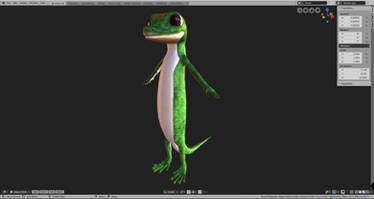 Geico Gecko 3D Model