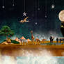 god's 'Africa' playroom at night. (revisited)
