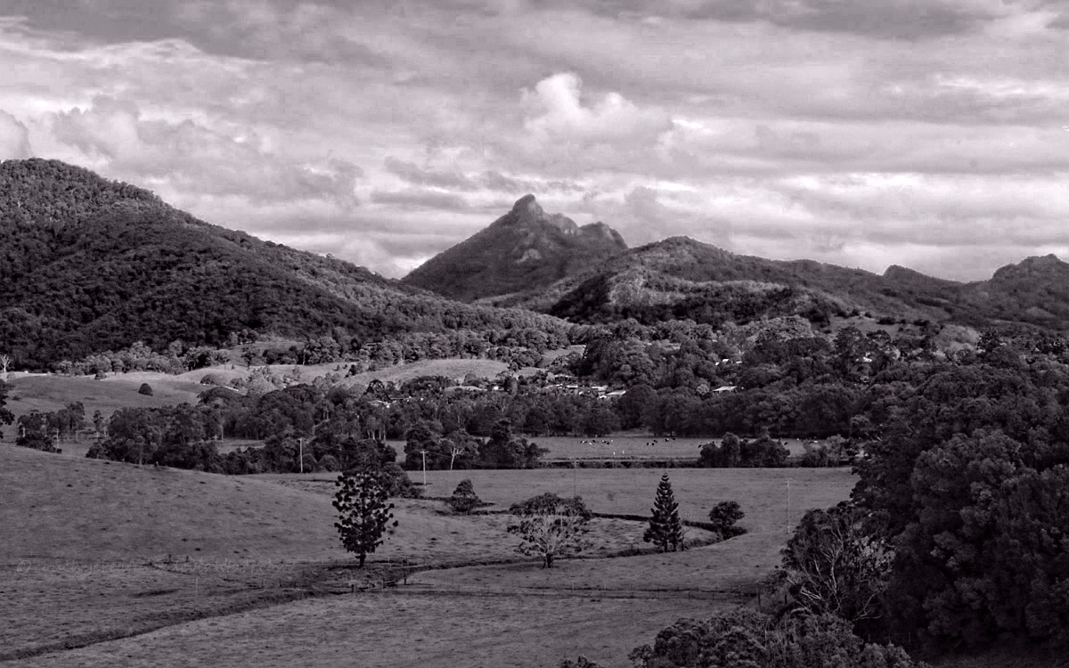 Mt Warning from the Tweed Regional Gallery