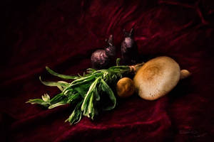 Rabbits, mushrooms and Lavender