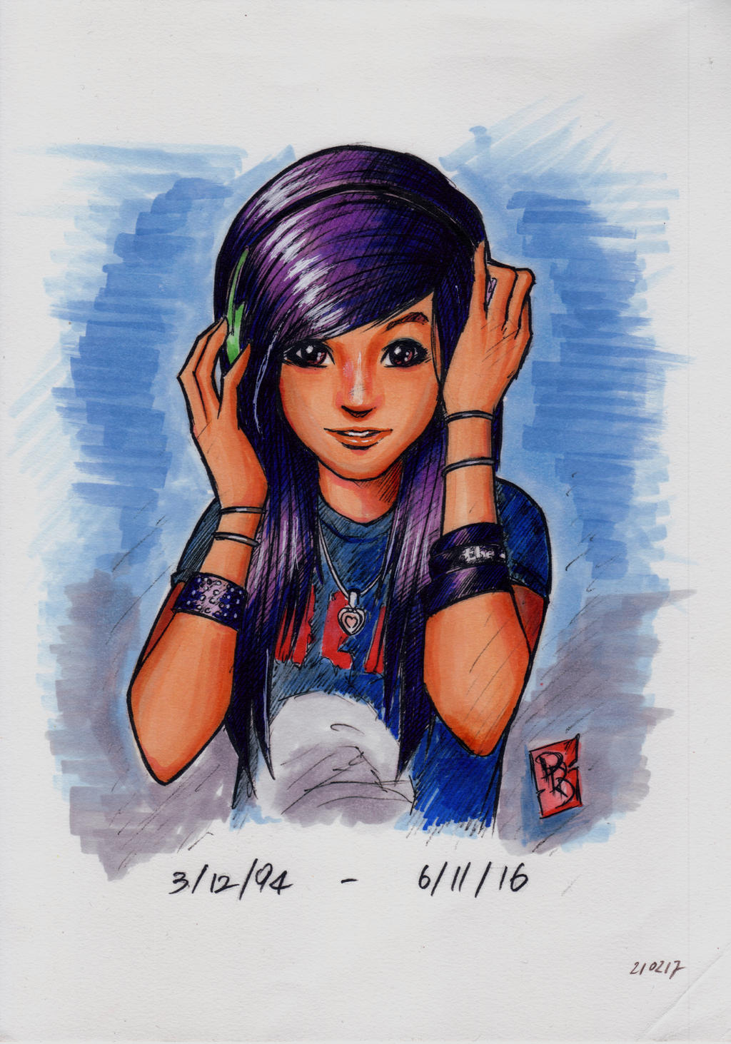 Christina Grimmie (Copic Markers)