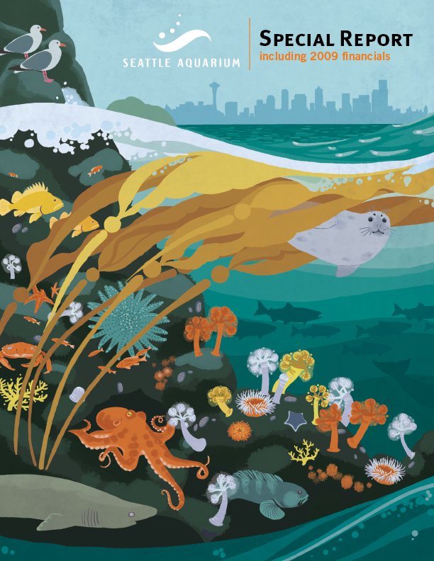 Aquarium annual report cover