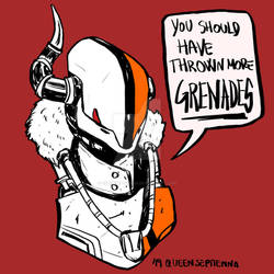 You should have thrown more grenades - Lord Shaxx