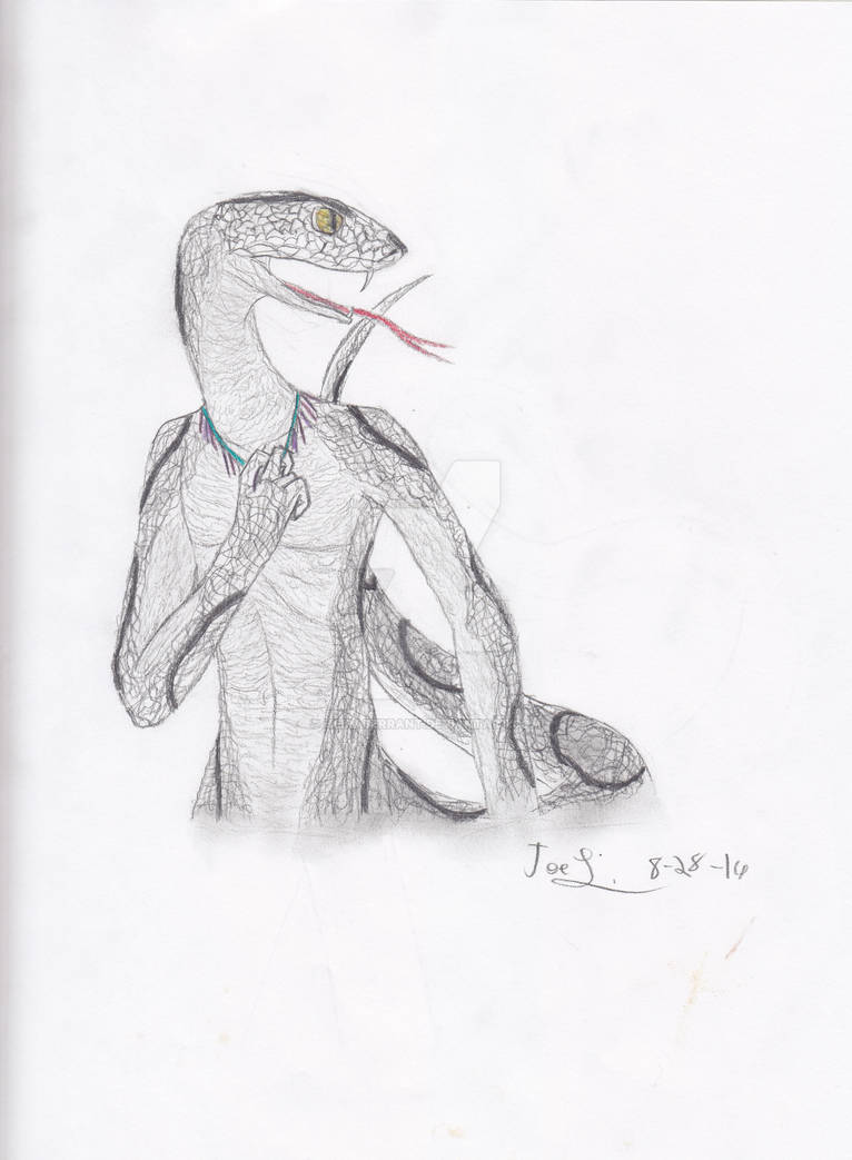 Anthro Snake by HeirAberrant on DeviantArt