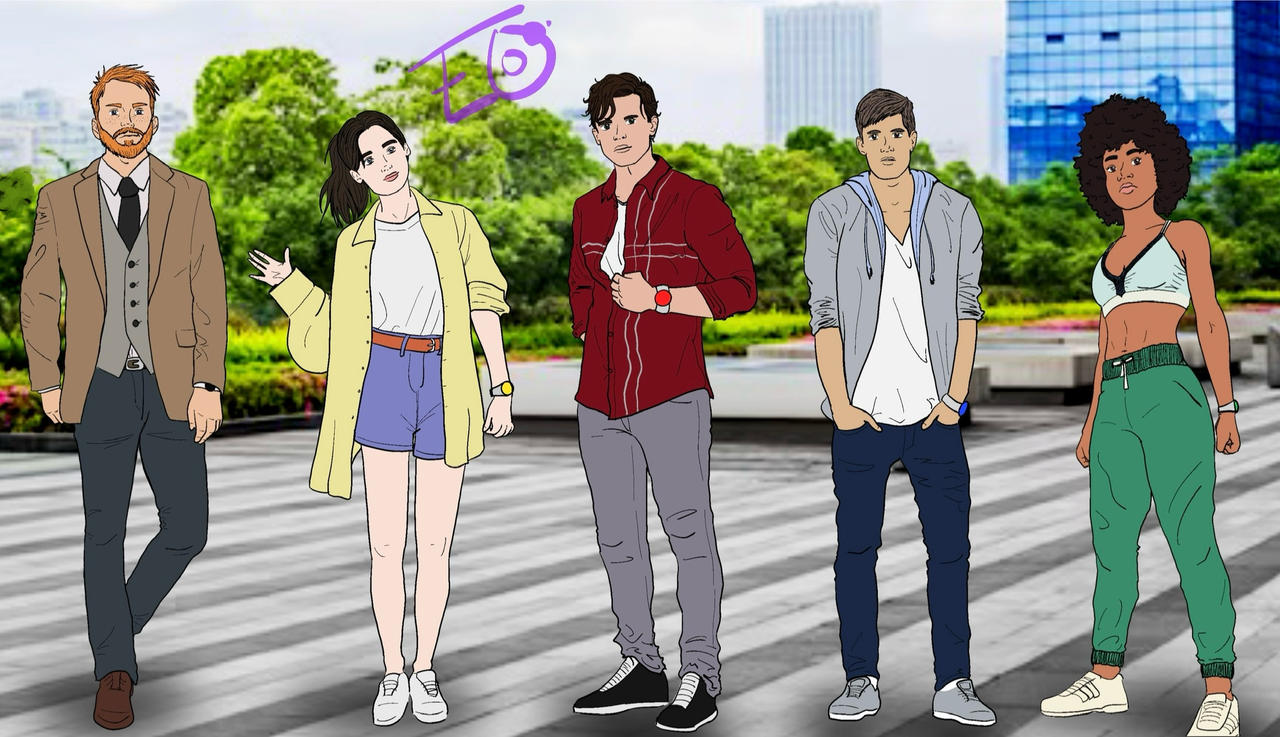 Power Rangers AU: Spirit Force LineUp by TwistdOrigns on DeviantArt