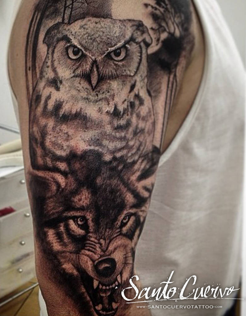 Тату волк и Сова
