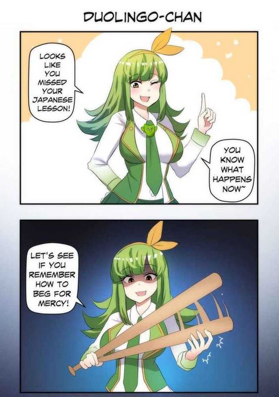duolingo chan by rikukmy on DeviantArt