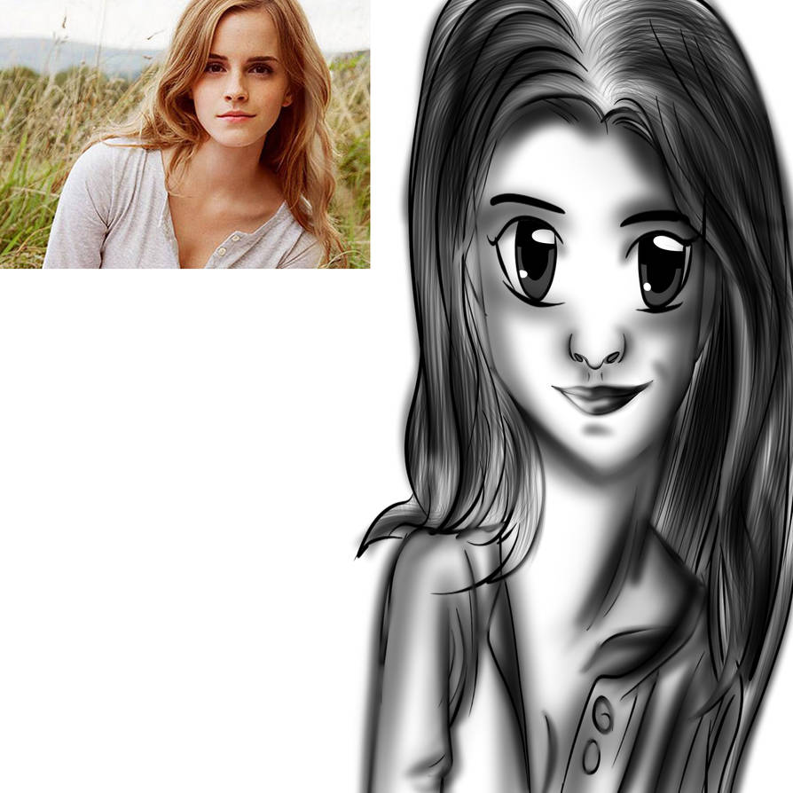 Emma Watson Anime by Demonic-stickfigures on DeviantArt