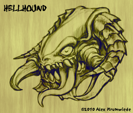 Hellhound Digital Sketch