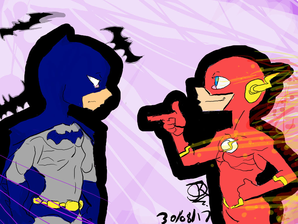 Batman And Flash by kaleidapope on DeviantArt