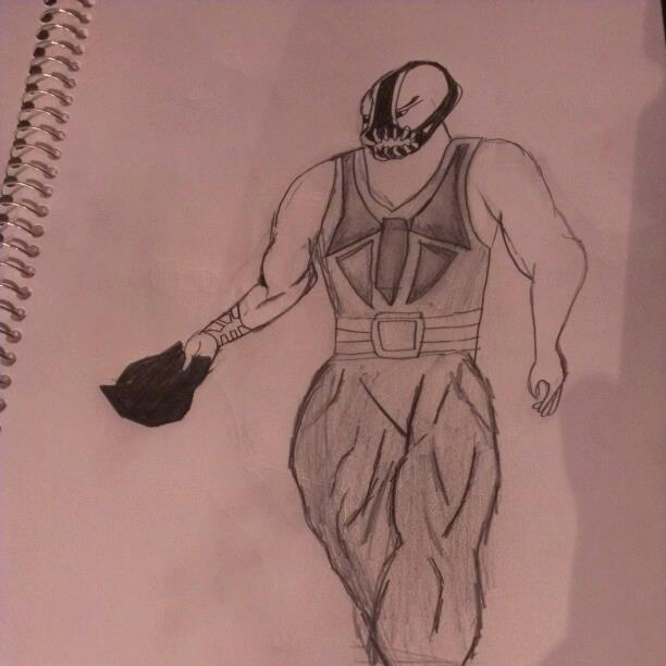 BANE HOLDING PART OF BATMANS MASK by THEKID1717 on DeviantArt BANE HOLDING PART OF BATMANS MASK by THEKID1717 on DeviantArt