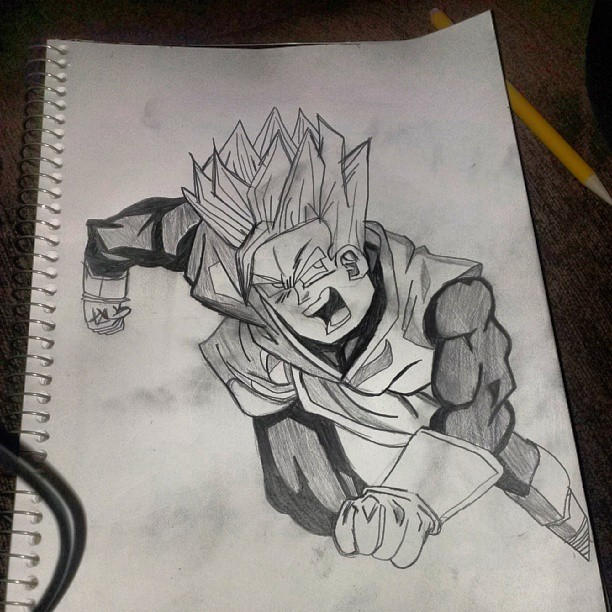 Gohan Writing gohan by THEKID1717 on DeviantArt