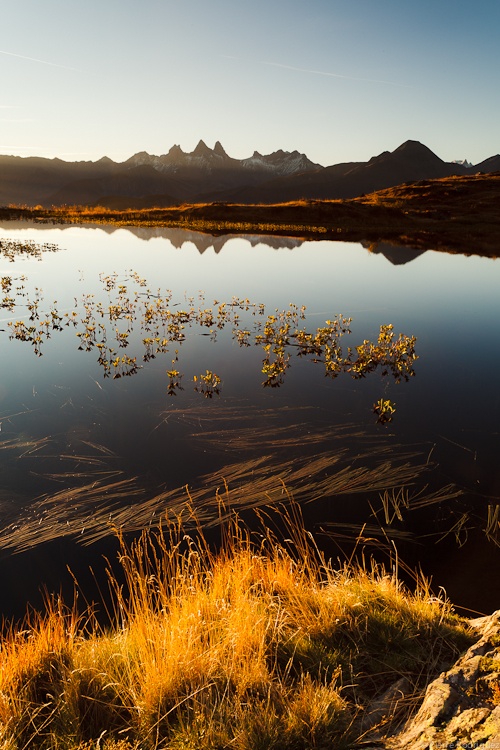 Feu sur le Lac Guichard, Savoie