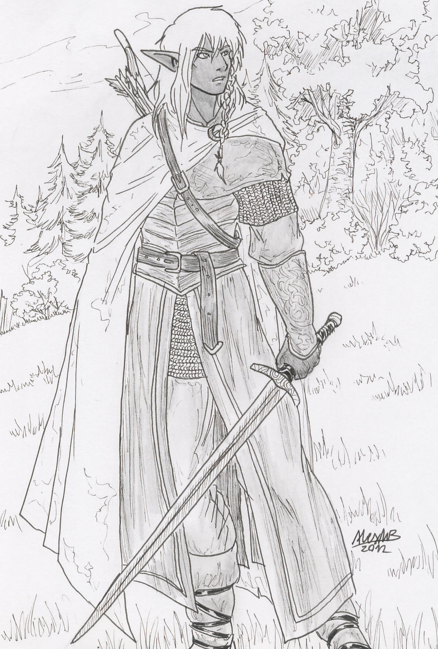 Drow Ranger by Shabazik on DeviantArt